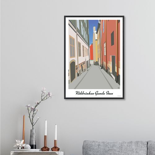 Poster Stockholm Kåkbrinken