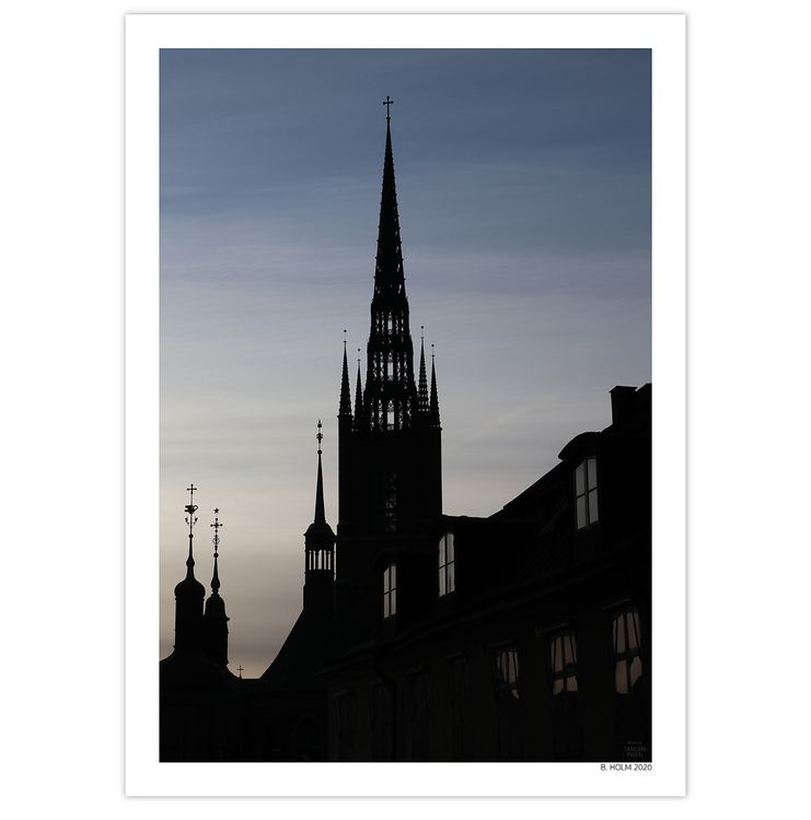 Poster Riddarholmskyrkan 50x70