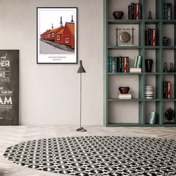 Poster Kvastmakarbacken Södermalm 50x70