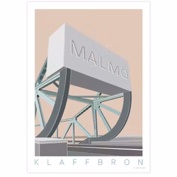 Poster Klaffbro Malmö