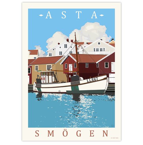 Poster Asta Smögen