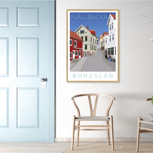 Poster Fjällbacka Galärbacken