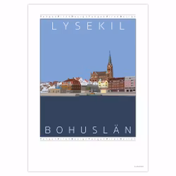 Poster Lysekil Harbor view