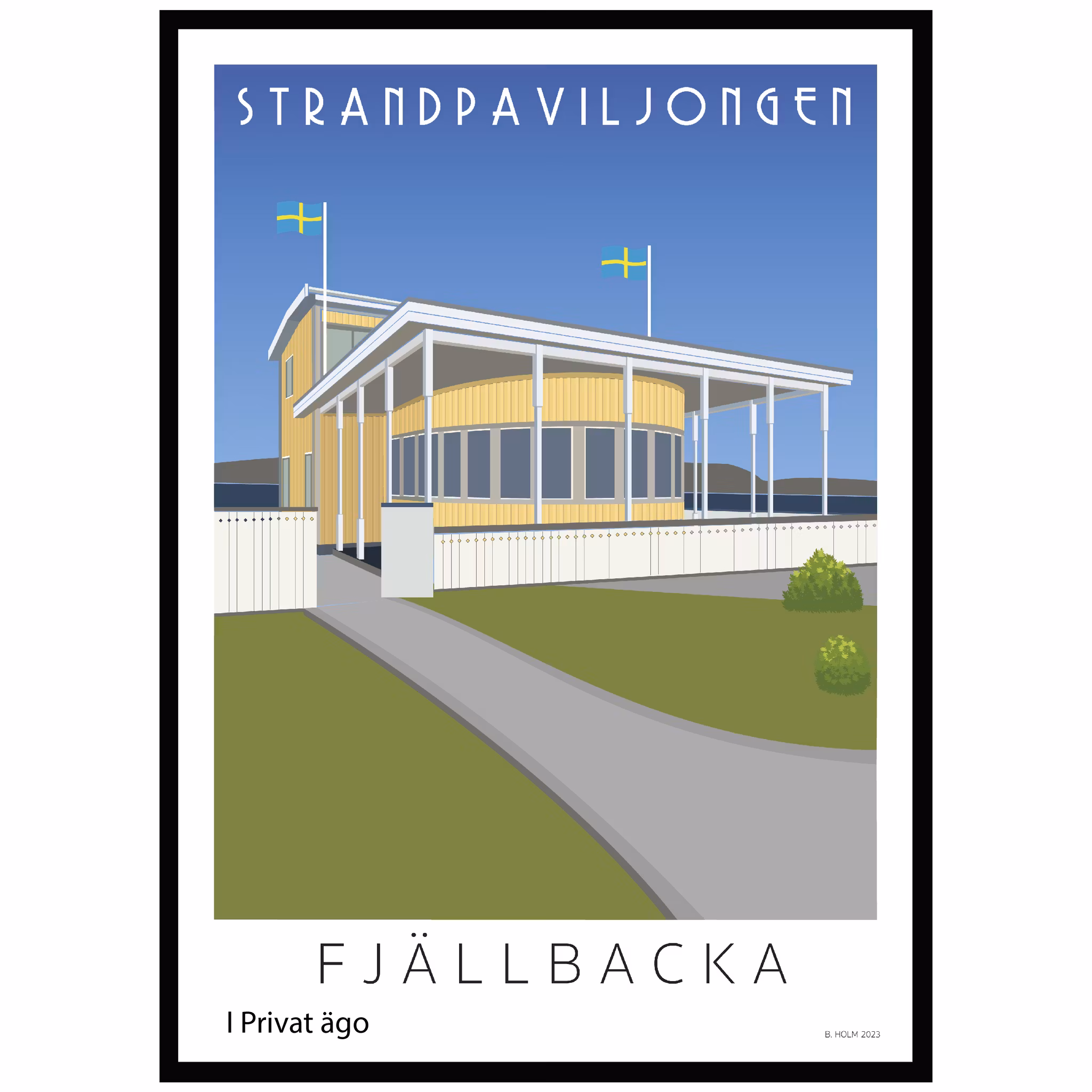 Poster Strandpaviljongen Fjällbacka