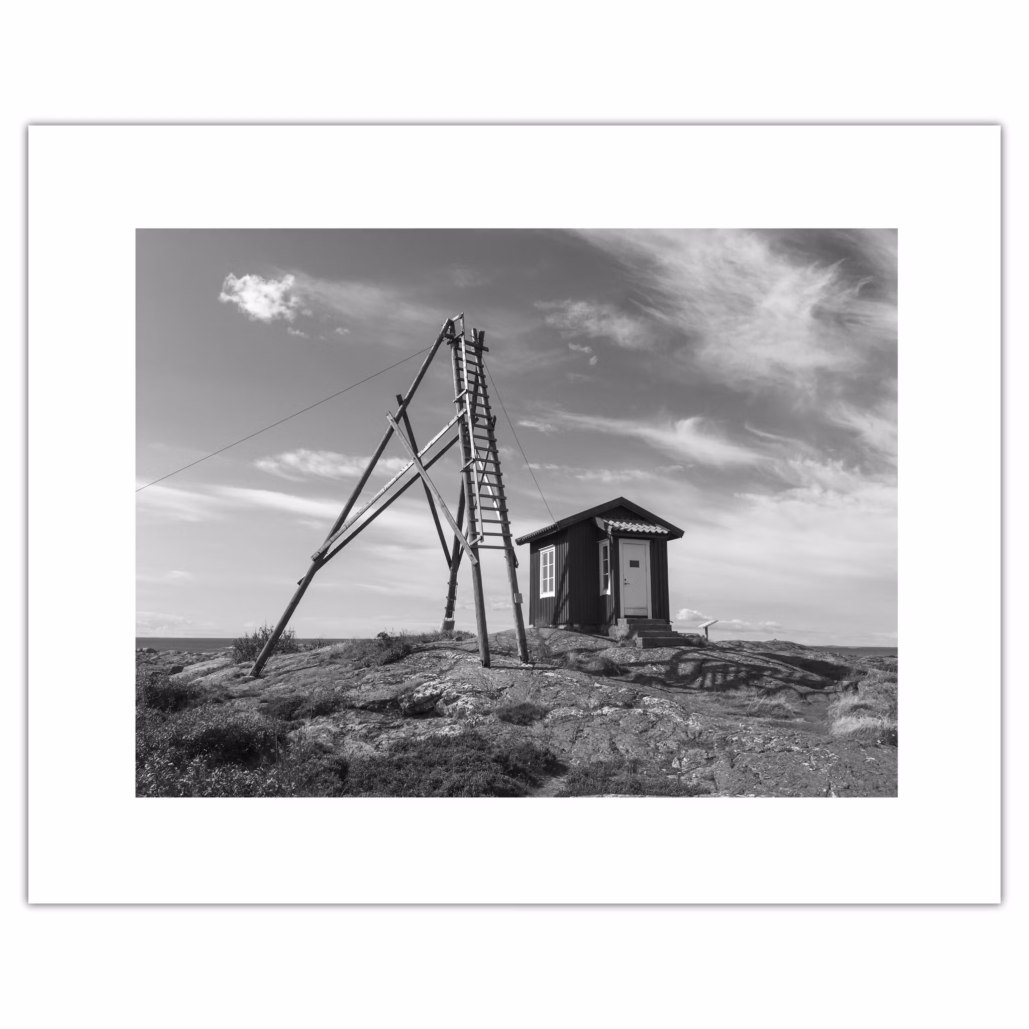 Lotsutkiken Gullholmen utan ram 50x40