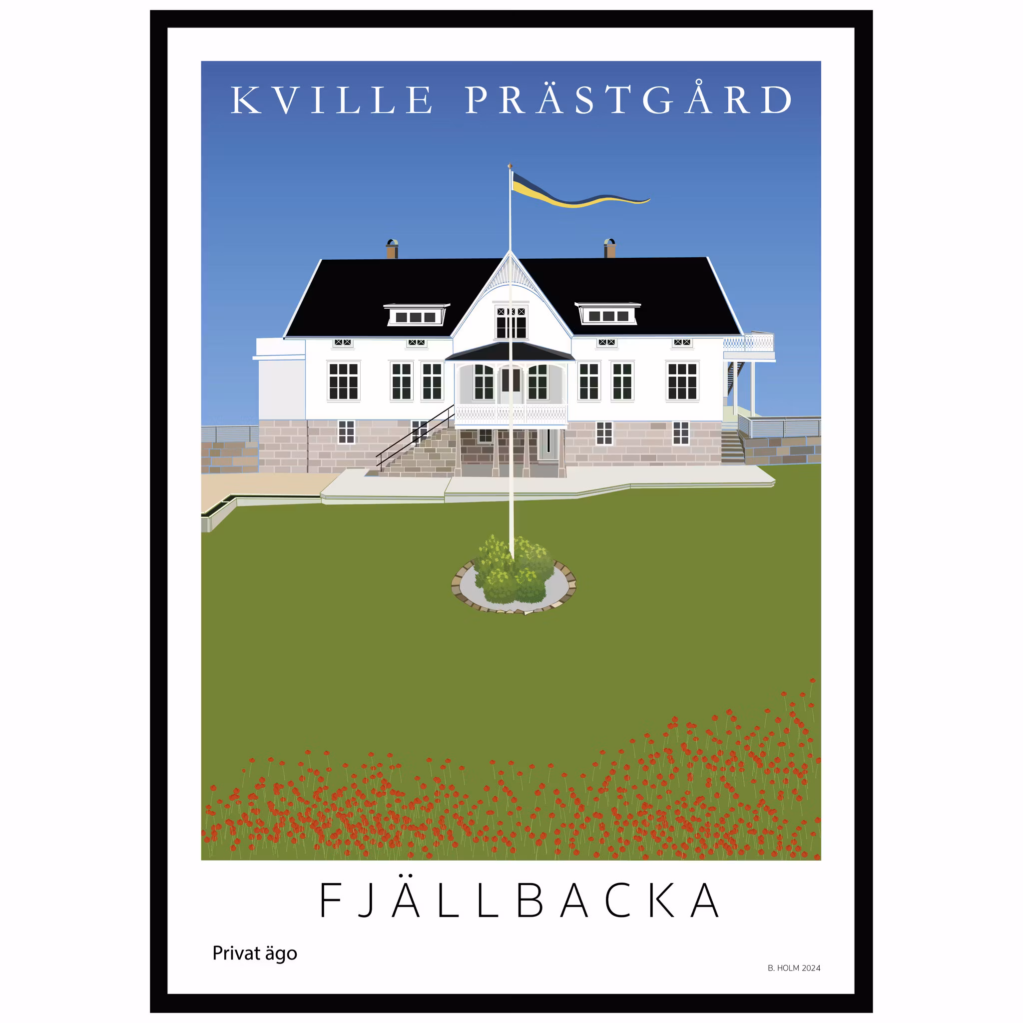 Poster Kville Prästgård
