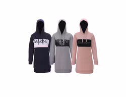 Lång hoodietröja
