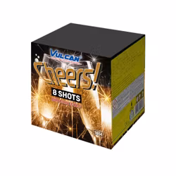 Nyårspaket  Cheers 8 skott + Popcorn Fontän