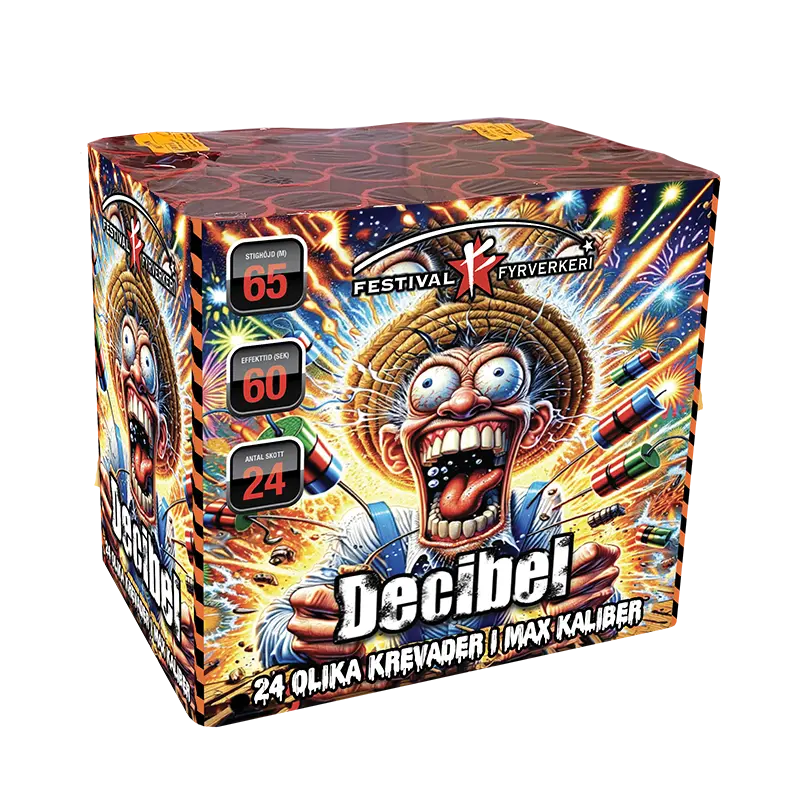 Decibel 24skott 50kaliber