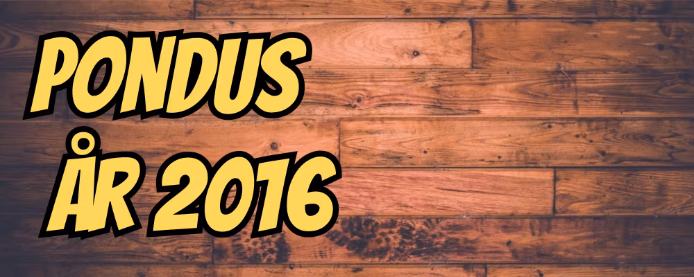 Pondus 2016 - Dippy.no