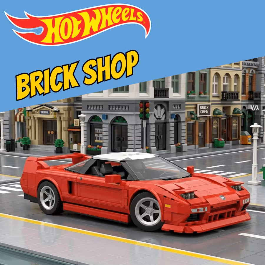 Hot Wheels Brick shop - Dippy.no