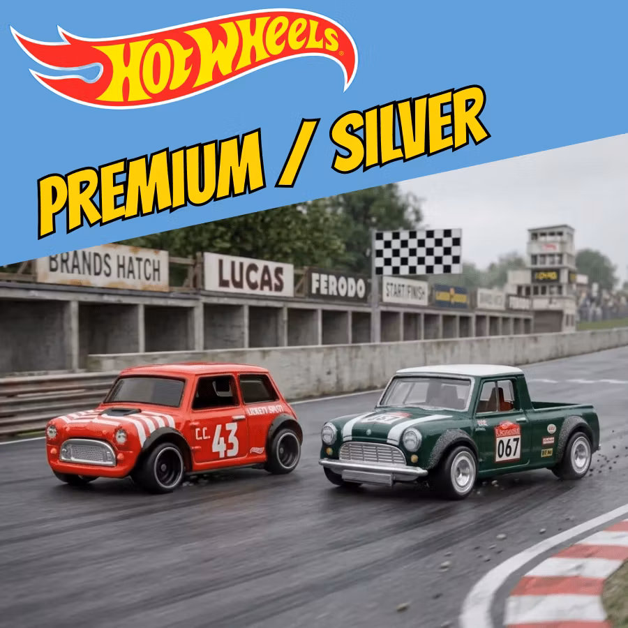 Hot Wheels Premium/Silver - Dippy.no