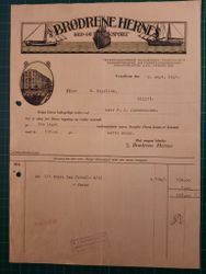 Faktura T.M. Nielsen & Søns reperbane 1879