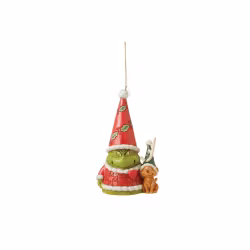 Grinch Gnome with Max Gnome Hanging Ornament