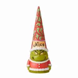 Two-Sided Naughty & Nice Grinch Gnome
