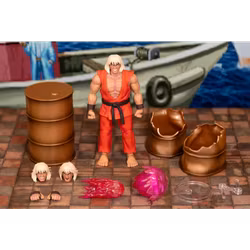 Ultra Street Fighter II: The Final Challengers Action Figure 1/12 Violent Ken Next Level SDCC Exclusive 15 cm