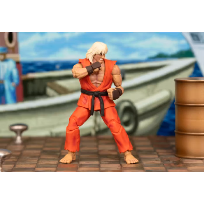 Ultra Street Fighter II: The Final Challengers Action Figure 1/12 Violent Ken Next Level SDCC Exclusive 15 cm