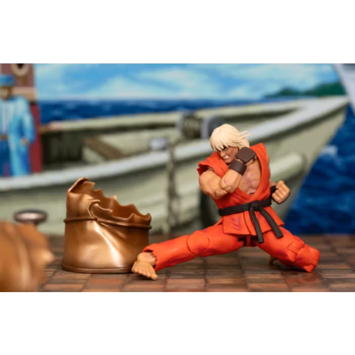 Ultra Street Fighter II: The Final Challengers Action Figure 1/12 Violent Ken Next Level SDCC Exclusive 15 cm