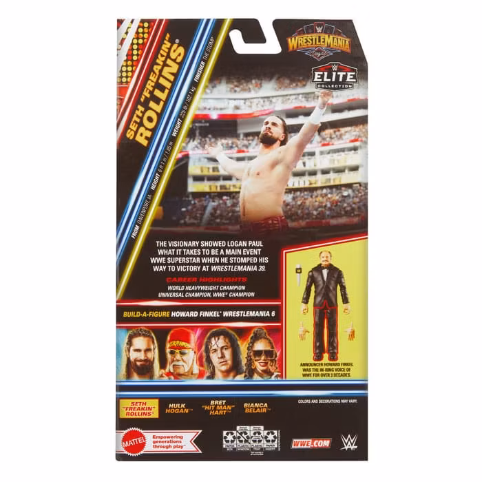 WWE WrestleMania Elite Collection Action Figure Seth "Freakin" Rollins 15 cm