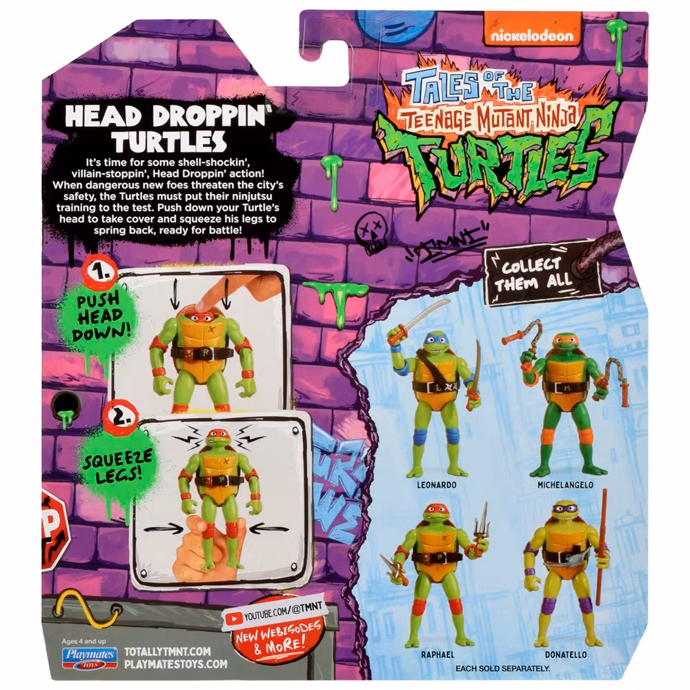Tales of the Teenage Mutant Ninja Turtles : Head Droppin Michelangelo