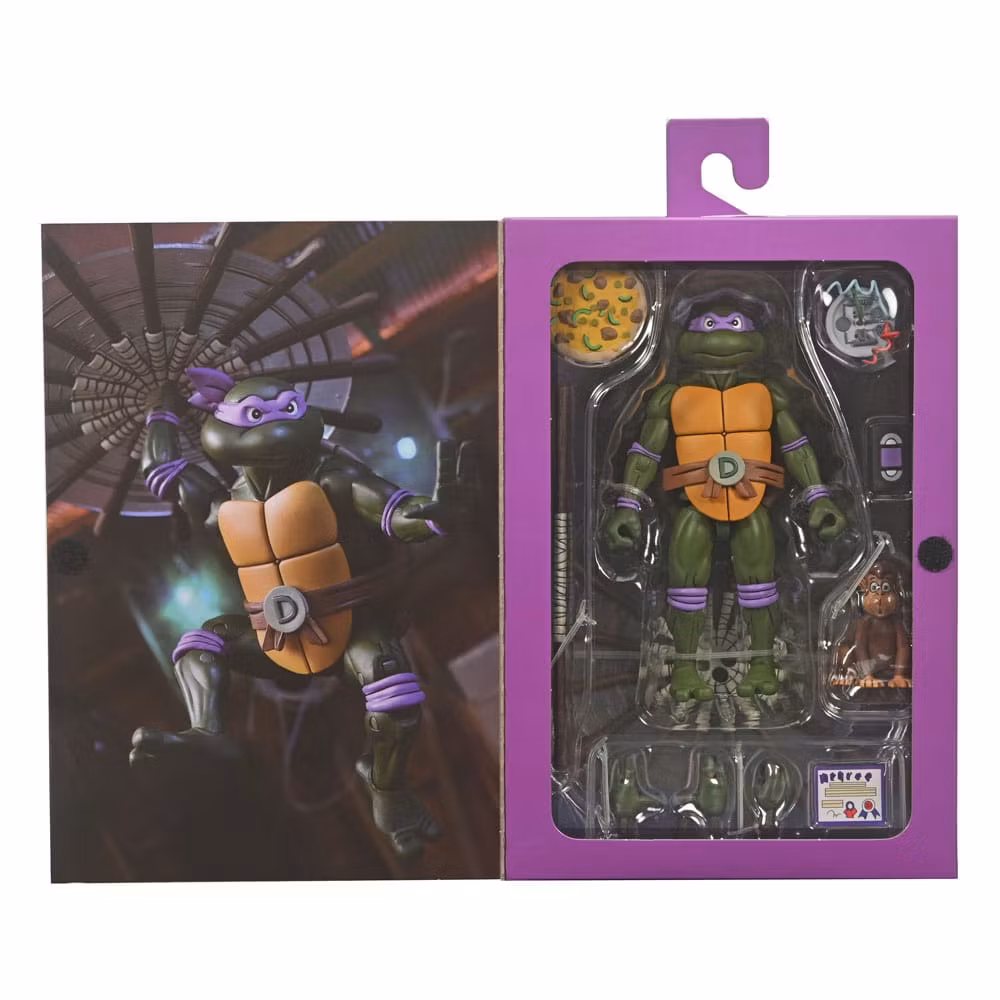 TMNT (Cartoon) Action Figure Ultimate Donatello VHS 18 cm