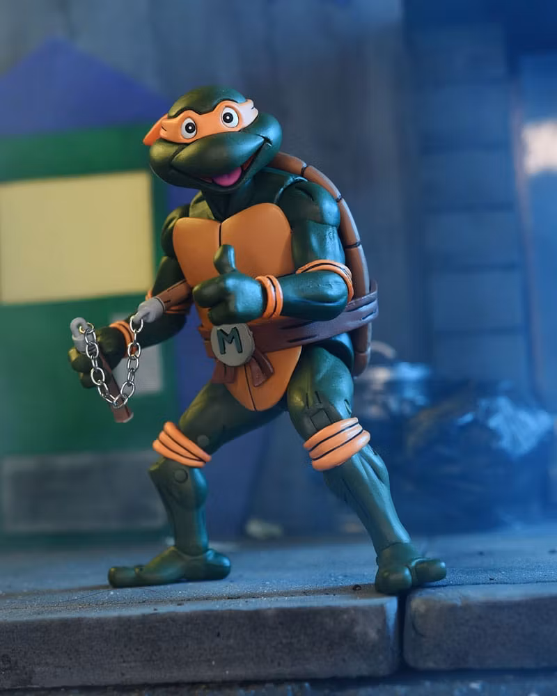 TMNT (Cartoon) Action Figure Ultimate Michelangelo VHS 18 cm