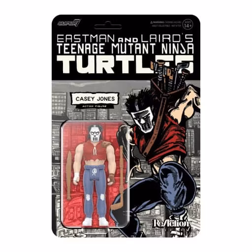 TMNT ReAction Action Figure Casy Jones (Comic Color) 10 cm
