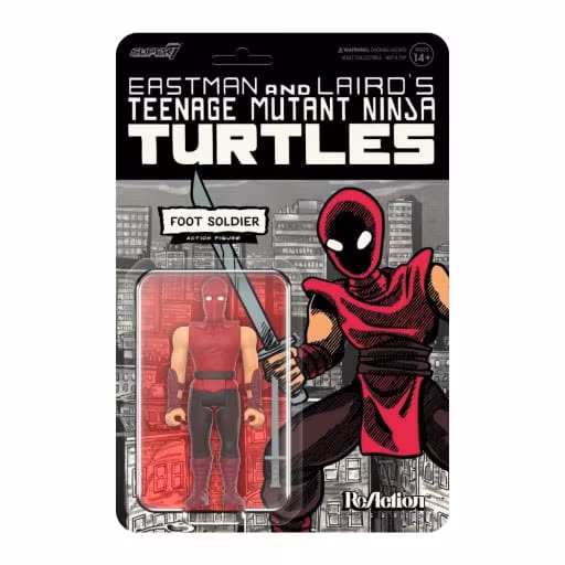 TMNT ReAction Action Figure Foot Soldier (Comic Color) 10 cm