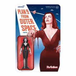 Vampira ReAction Action Figure Vampira Plane 9 Grayscale 10 cm