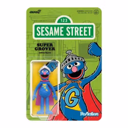 Sesame Street ReAction Action Figure Super Grover 10 cm