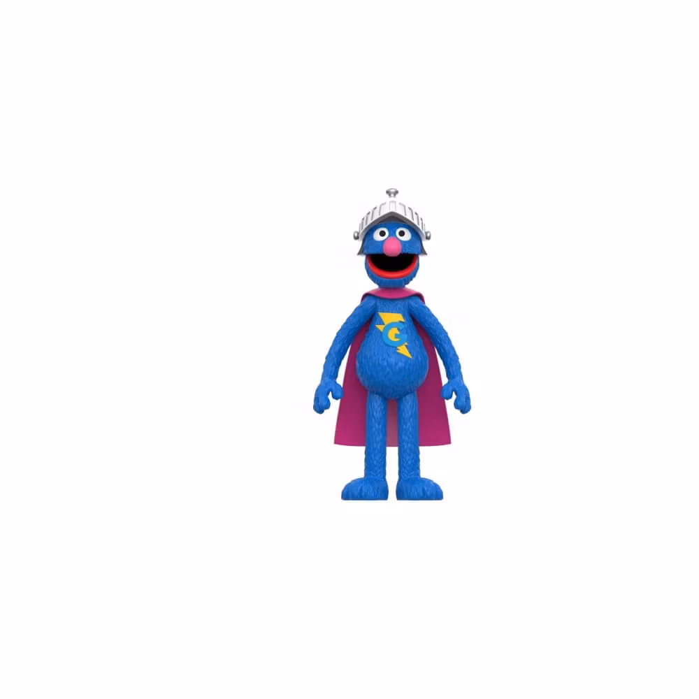 Sesame Street ReAction Action Figure Super Grover 10 cm