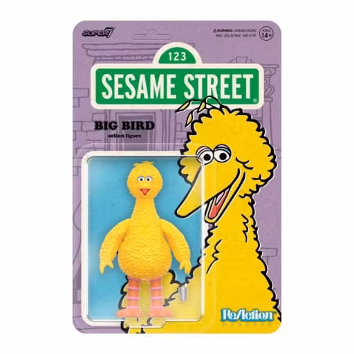 Sesame Street ReAction Action Figure Big Bird 10 cm