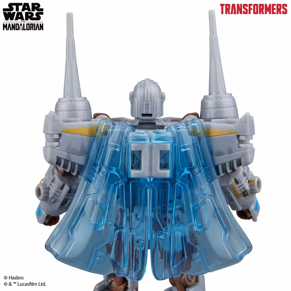 Star Wars x Transformers Actionfigur The Mandalorian / N-1 Starfighter 19 cm