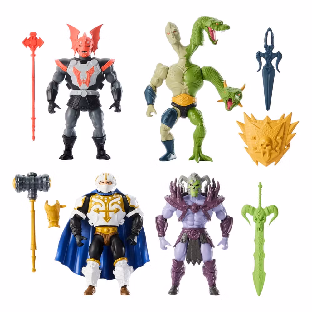 Motu Origins: 4-Pack Paragon Champion, Skel-Knight, Horde Revenant og Pit Warden