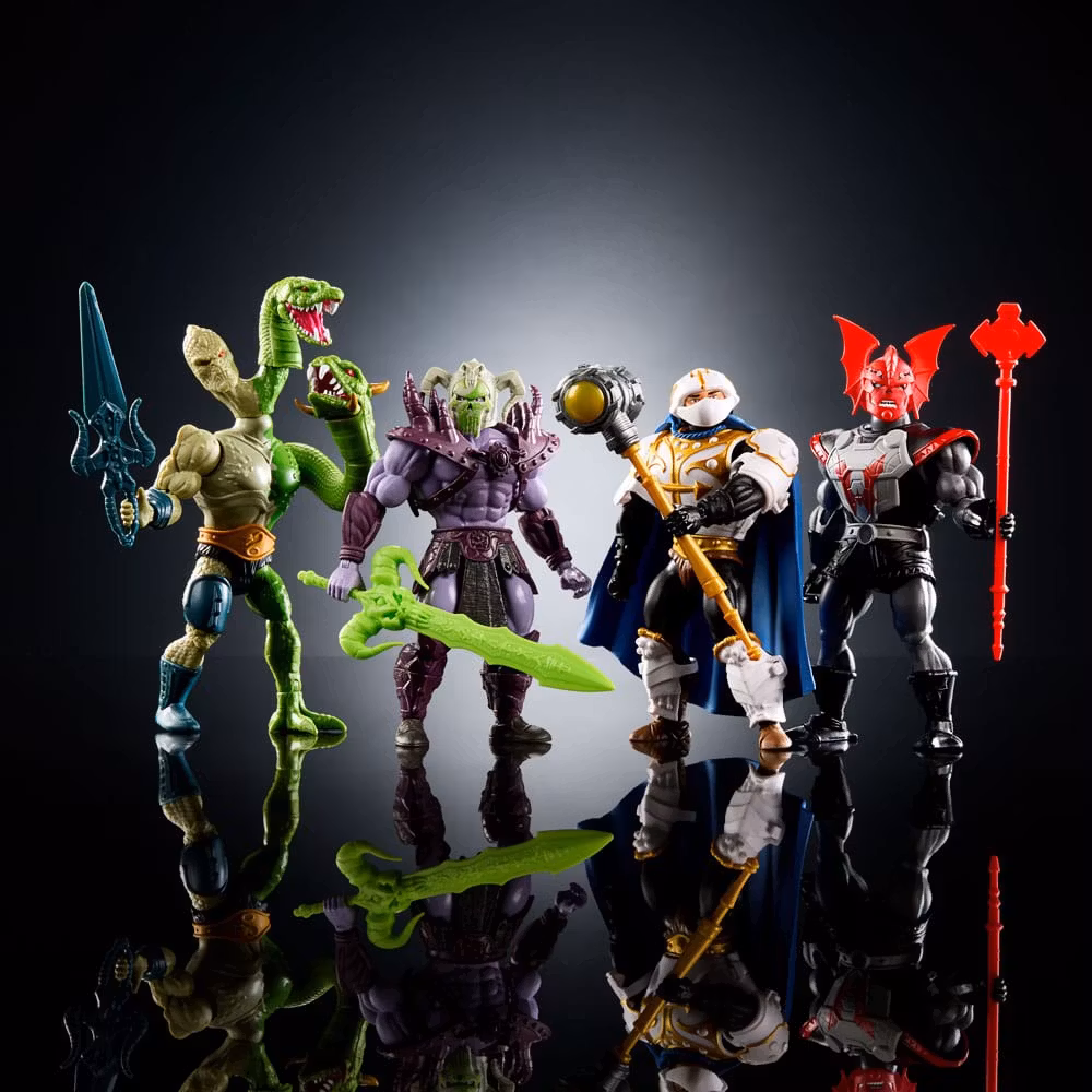 Motu Origins: 4-Pack Paragon Champion, Skel-Knight, Horde Revenant og Pit Warden