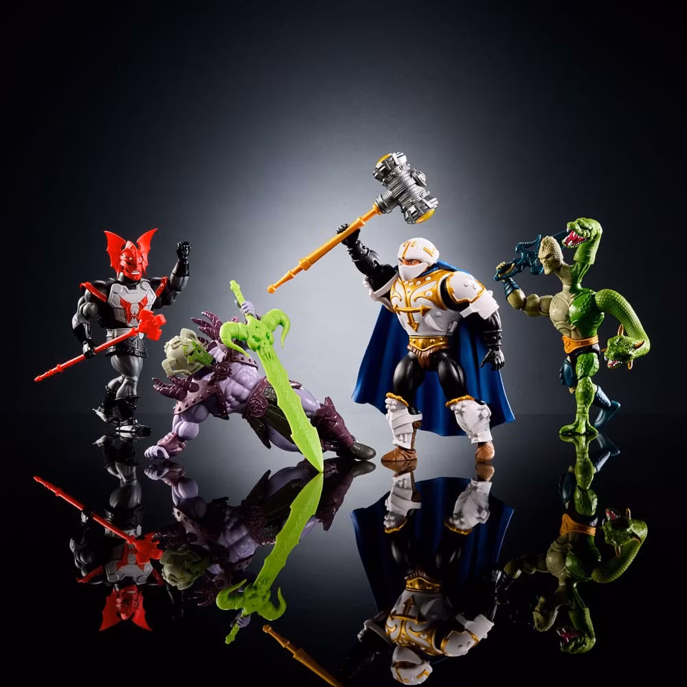 Motu Origins: 4-Pack Paragon Champion, Skel-Knight, Horde Revenant og Pit Warden