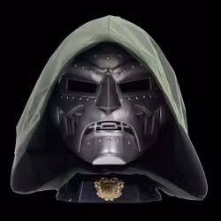 Doctor Doom helmet replica/cosplay (Black Suit)