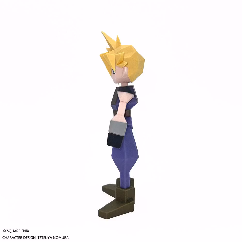 Final Fantasy VII Polygon Vinyl Figure Cloud Strife 15 cm