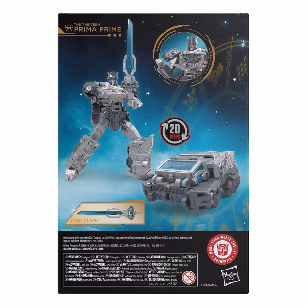 Transformers Age of the Primes Voyager Class Action Figure The Thirteen Prima Prime 18 cm