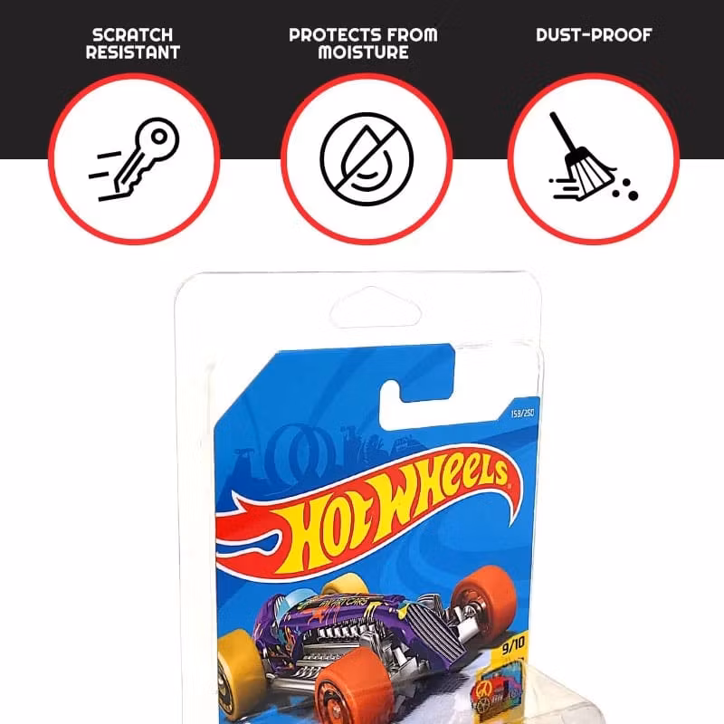 Hot Wheels Blisters 36-Pack for Long Card Mainline biler