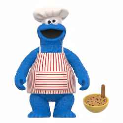 Sesame Street ReAction Action Figure Chef Cookie Monster 10 cm