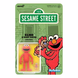 Sesame Street ReAction Action Figure Elmo & Baby David 10 cm
