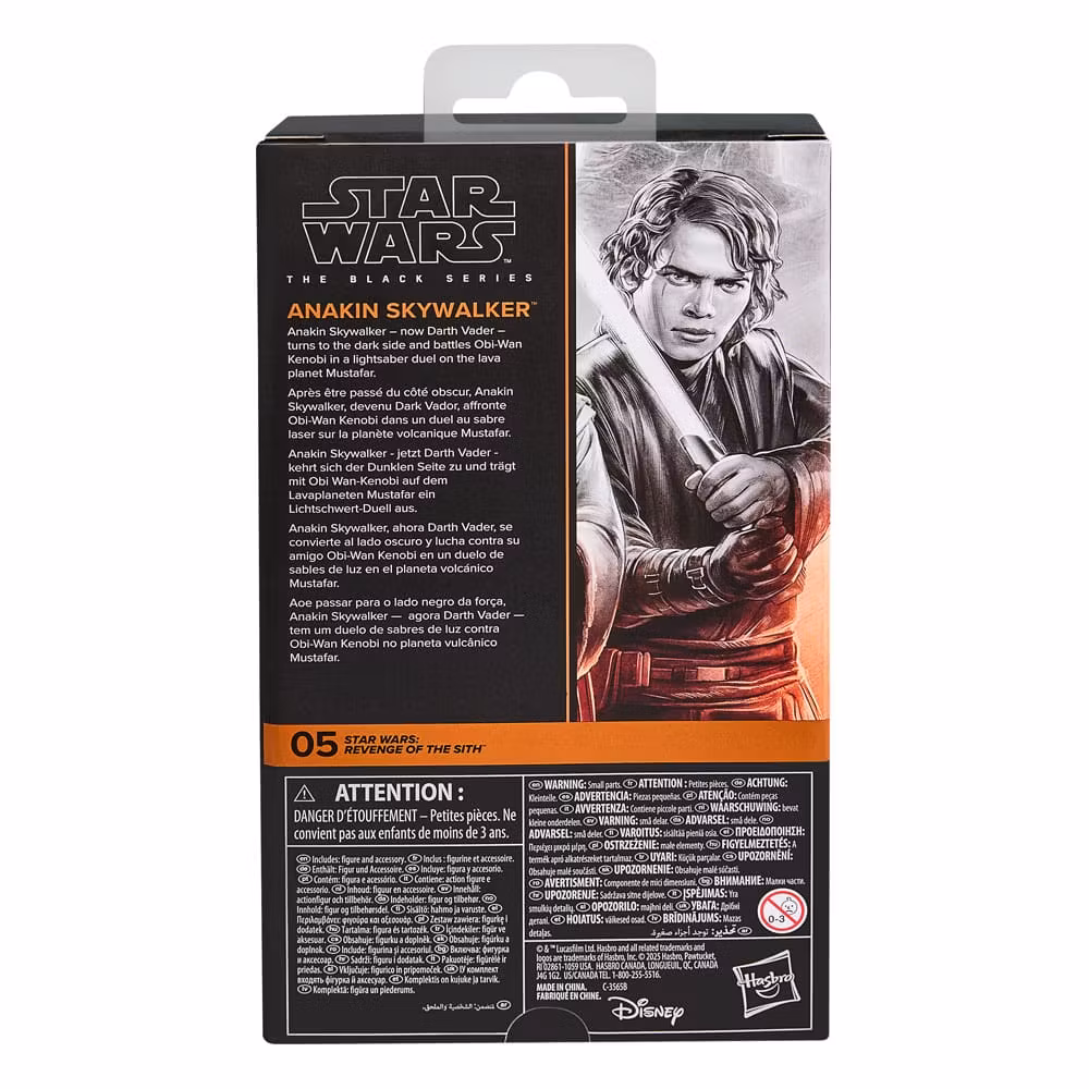 Star Wars Episode III Black Series Action Figure Anakin Skywalker 15 cm