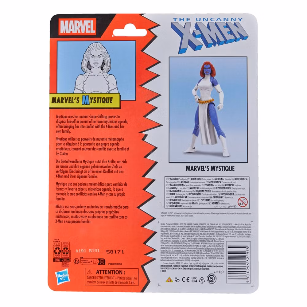 The Uncanny X-Men Marvel Legends Action Figure Marvel's Mystique 15 cm