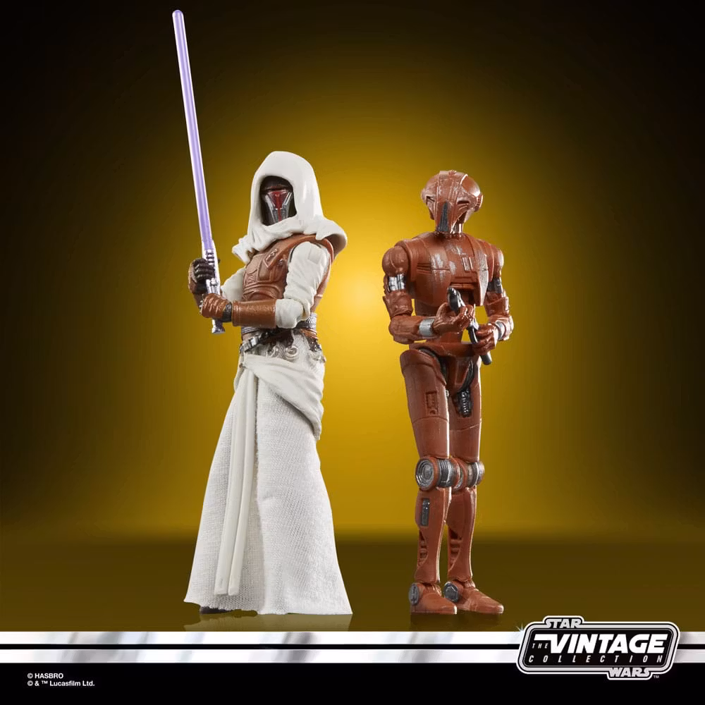 Star Wars Vintage Collection Jedi Knight Revan & HK-47 2 pack (Skadet emballasje)