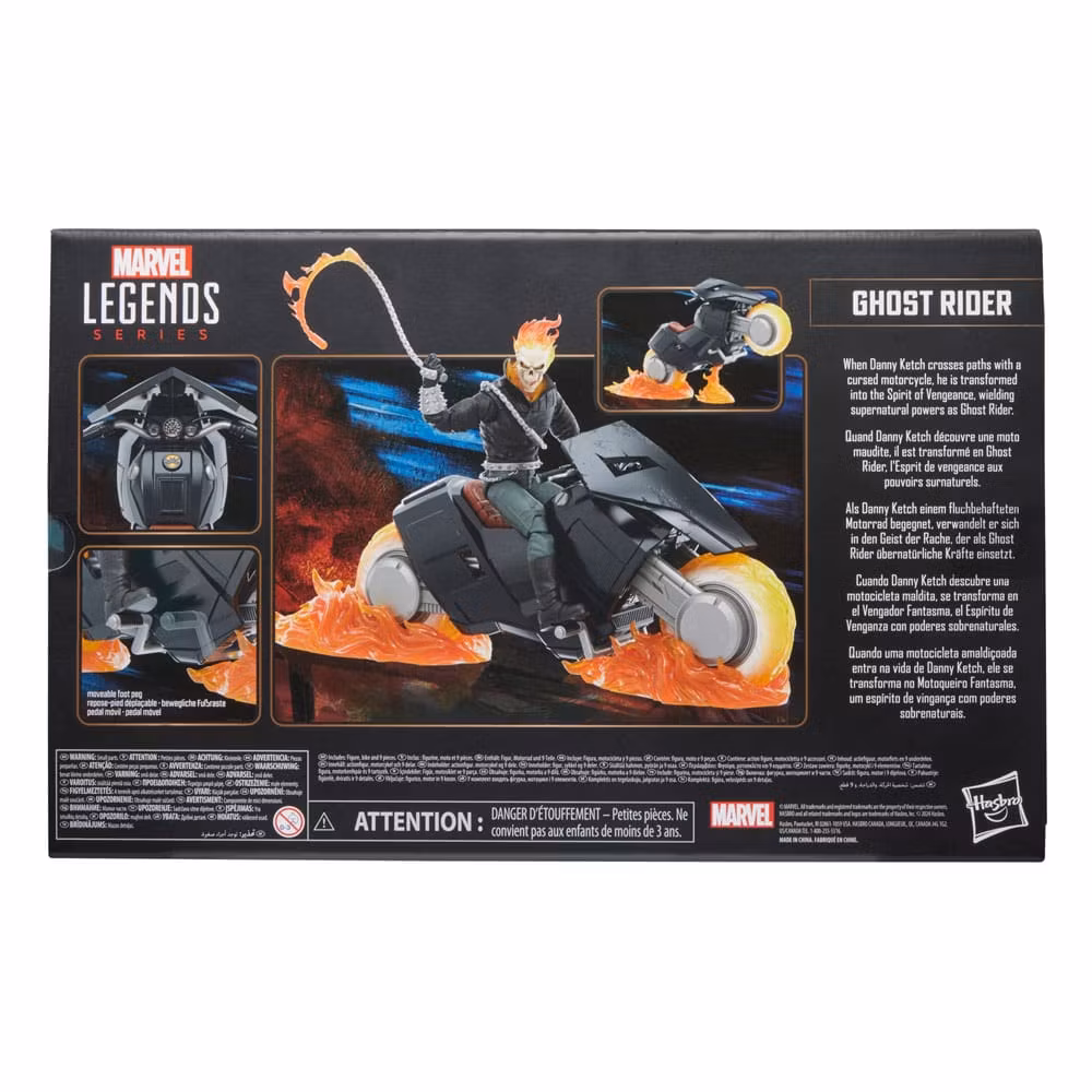 Marvel 85th Anniversary Marvel Legends Action Figure with Vehicle Ghost Rider 15 cm