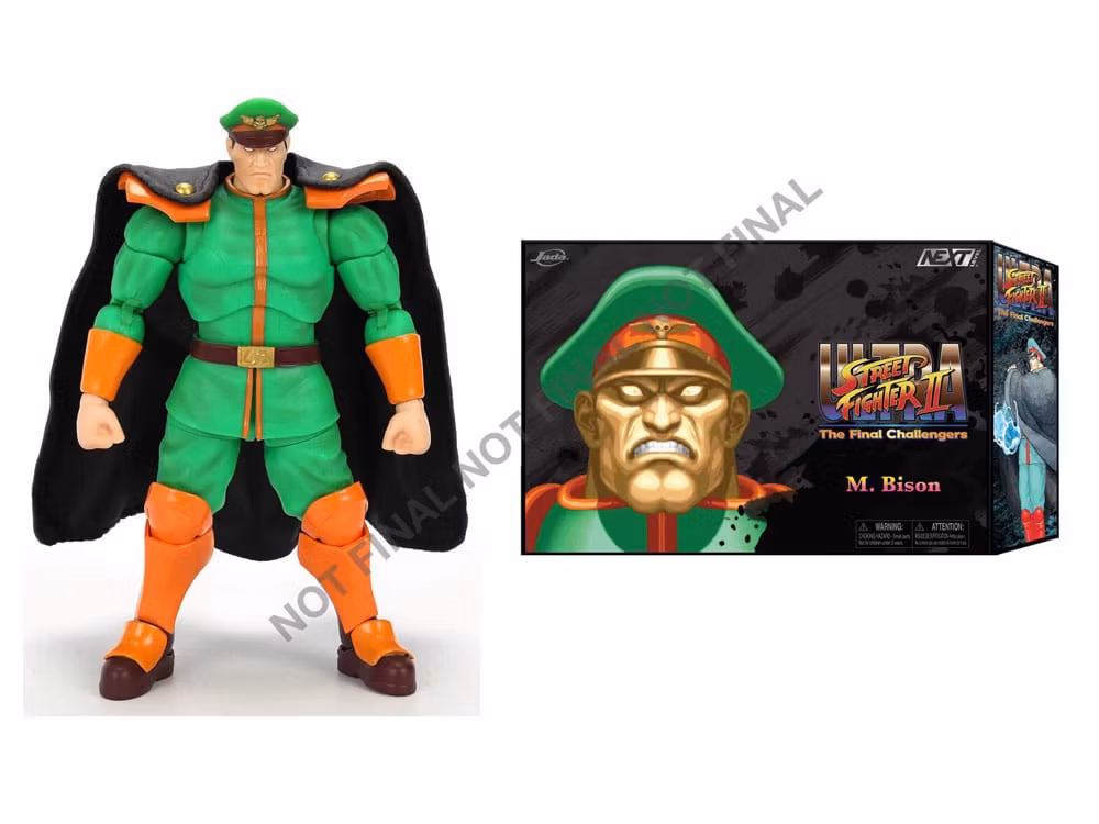 Ultra Street Fighter II: The Final Challengers Action Figure 1/12 M. Bison Deluxe 15 cm