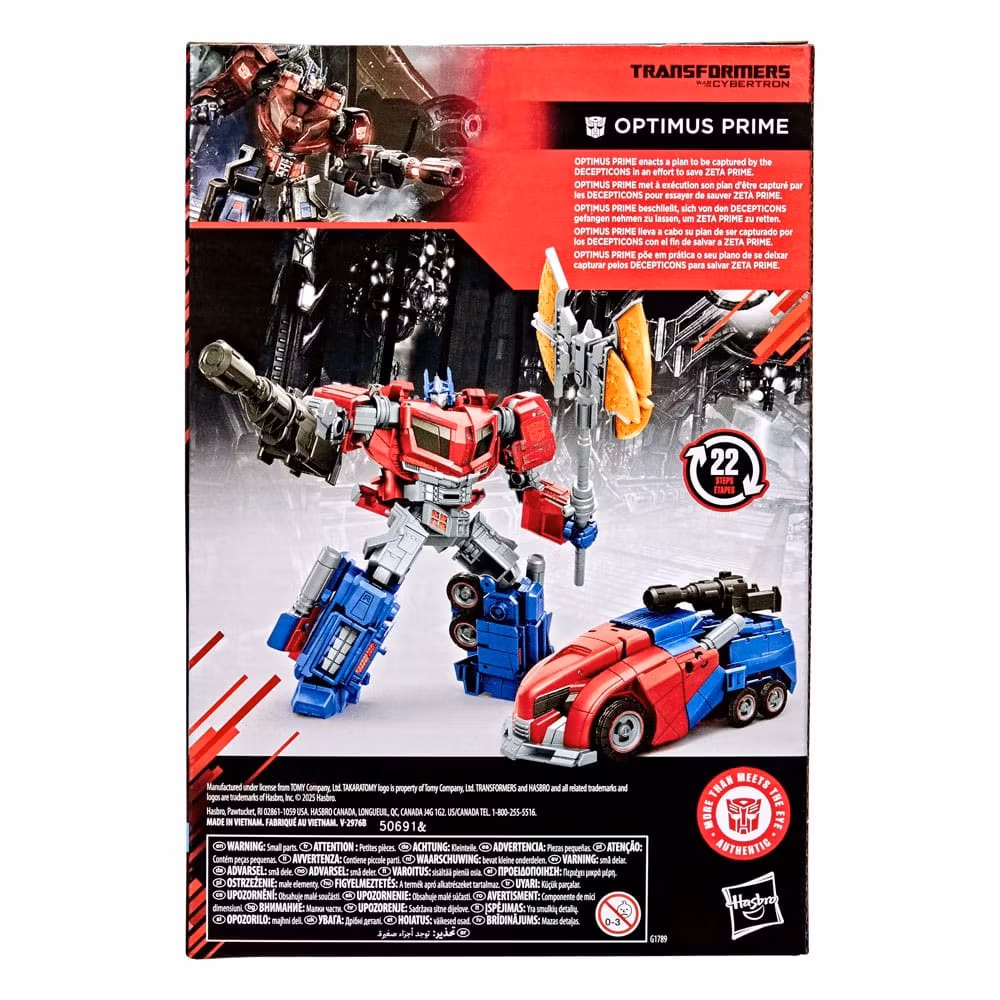 Transformers: War for Cybertron Studio Series Voyager Class Action Figure Optimus Prime 16 cm