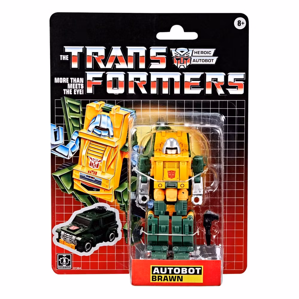 Transformers Retro G1 Action Figure Autobot Brawn 13 cm