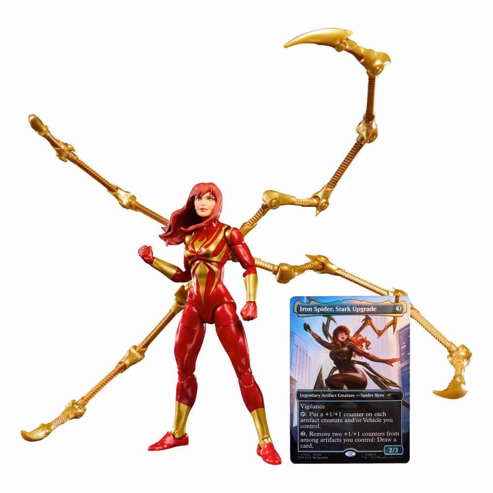 Marvel Legends Magic: The Gathering Action Figure Mary Jane Watson (Iron Spider) (plus Exclusive Foil Card) 15 cm